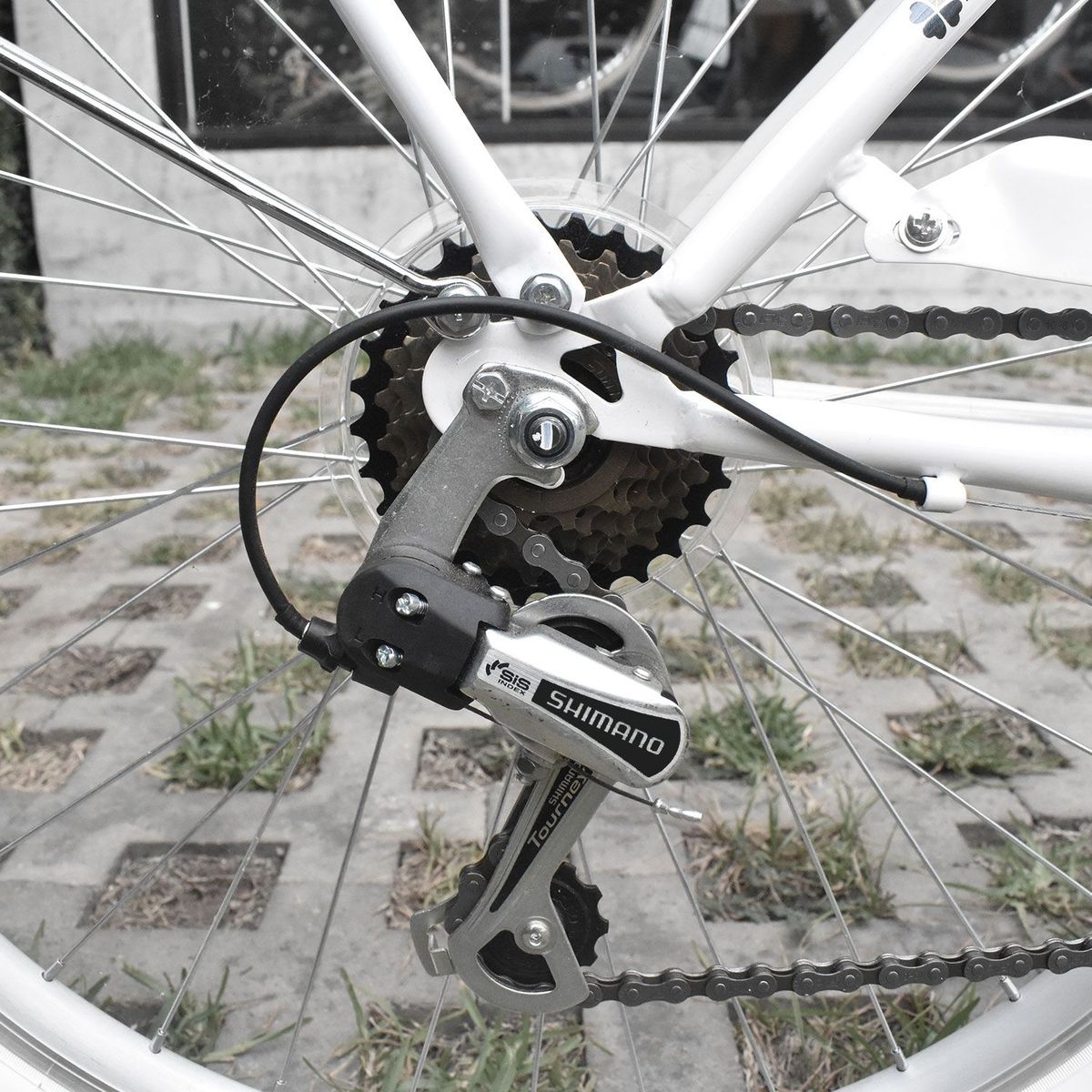 JAFI - Bicicleta de paseo Jafi Selene 26 Blanco