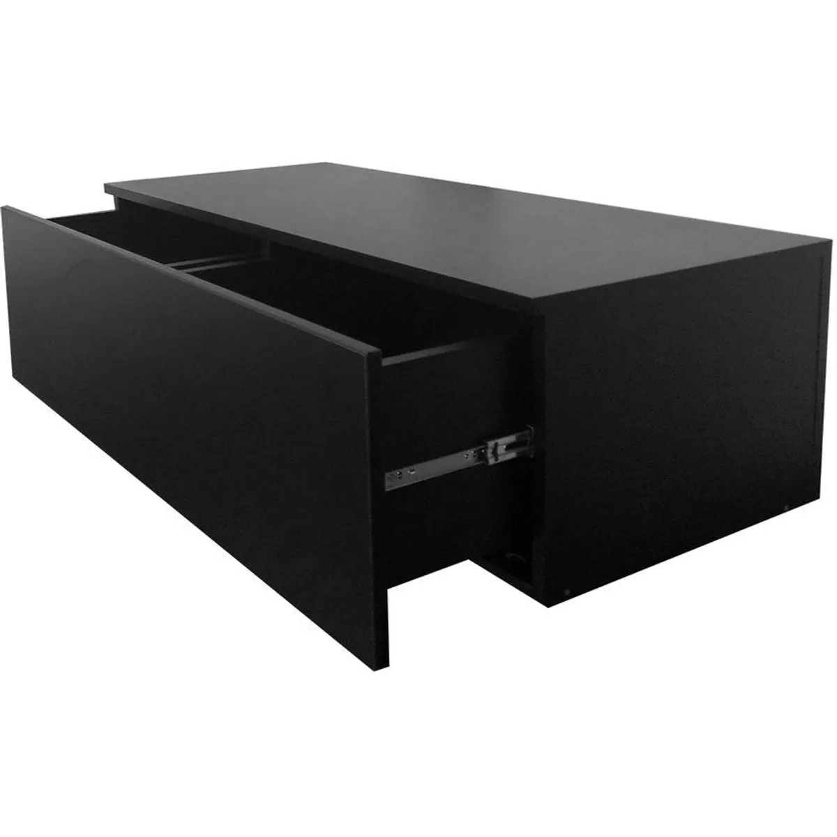 VILLA HOGAR - Mesa de centro Shadow con cajón negro