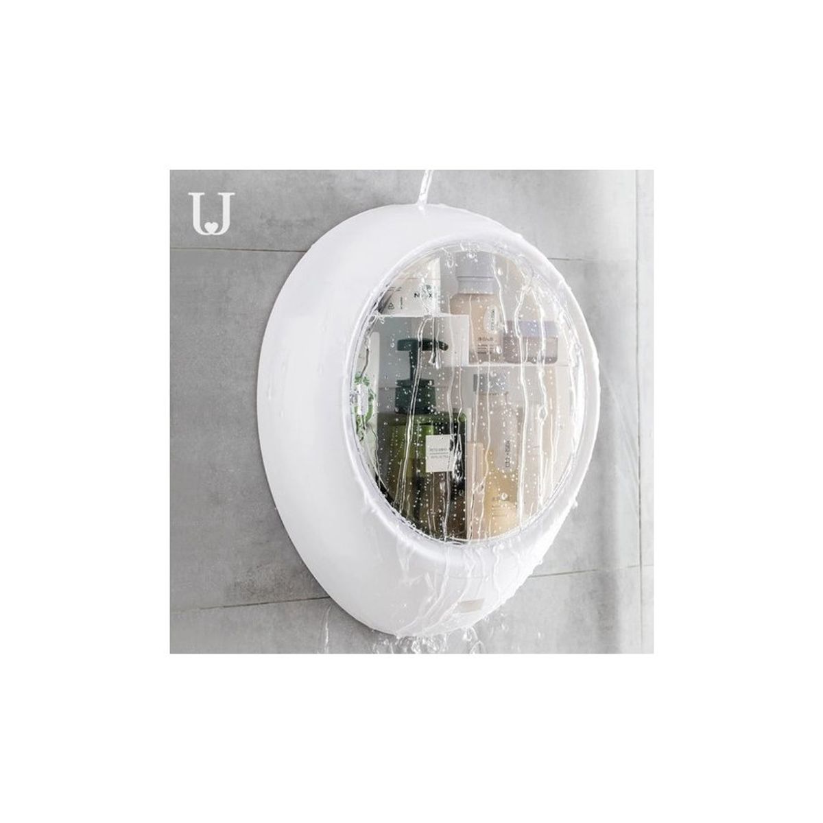 GENERICO - Organizador de cosméticos con tapa magnética con cajoncito