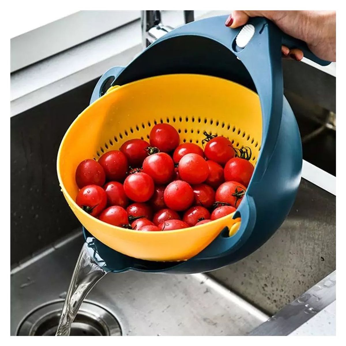 GENERICO - Cortador-de-vegetales-picador-de-verduras-picatodo-con-escurridor