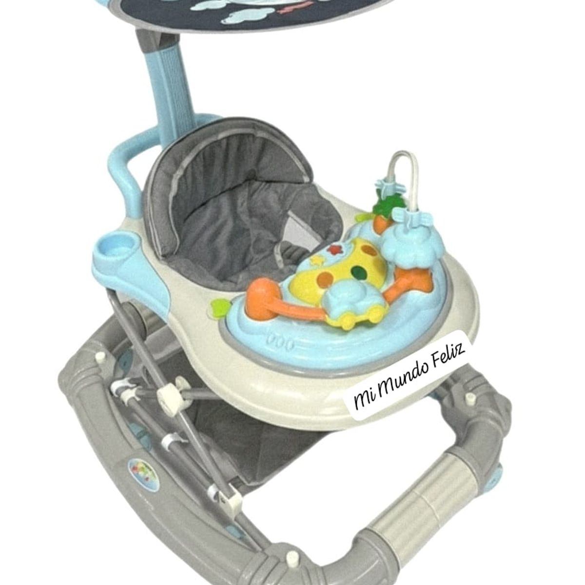 BABY HAPPY - Andador para Bebe Musical Celeste con Guiador