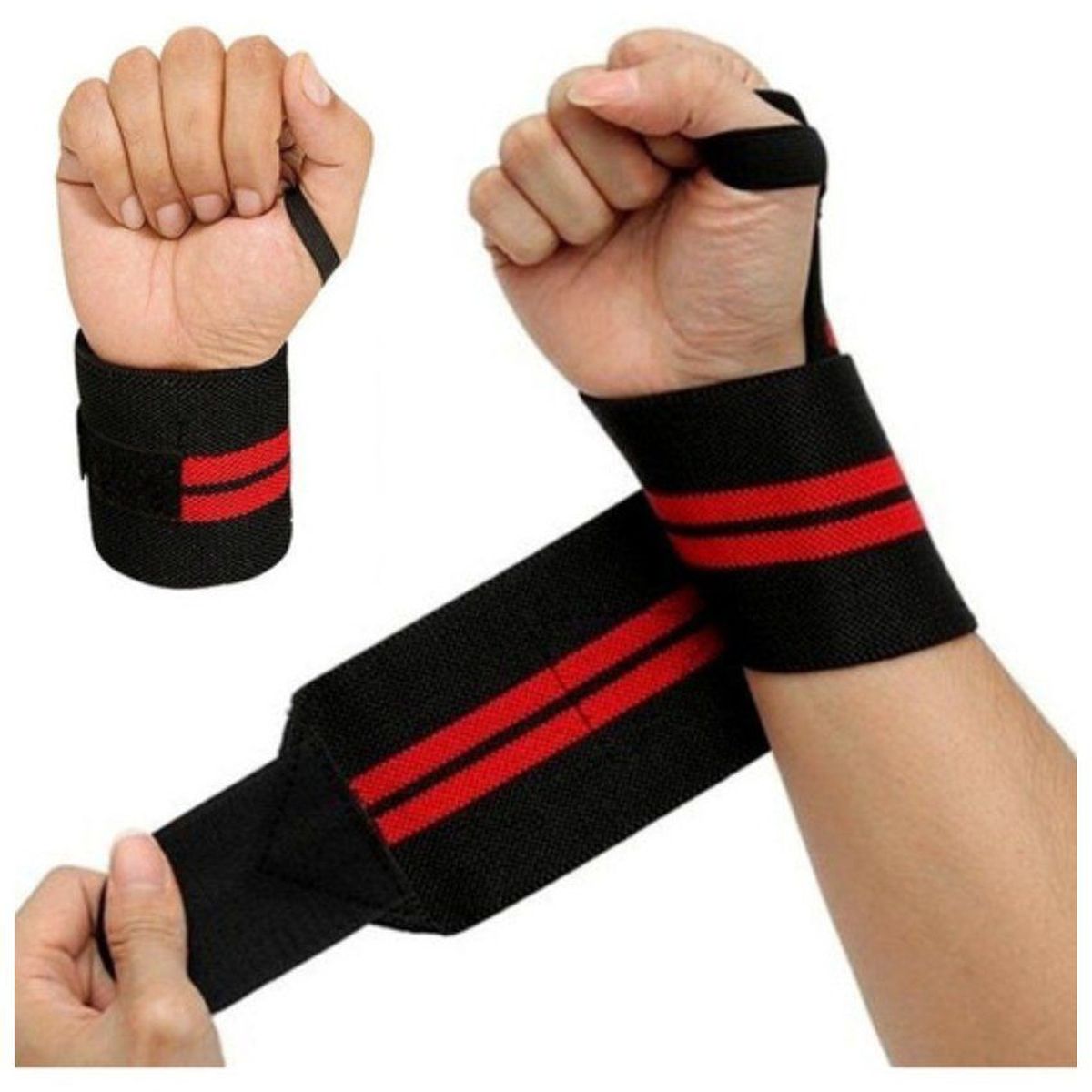 GENERICO - Muñequeras deportivas elásticas