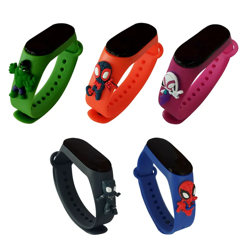 MARVEL - 5 Relojes LED Colección - Spidey y sus sorprendentes amigos
