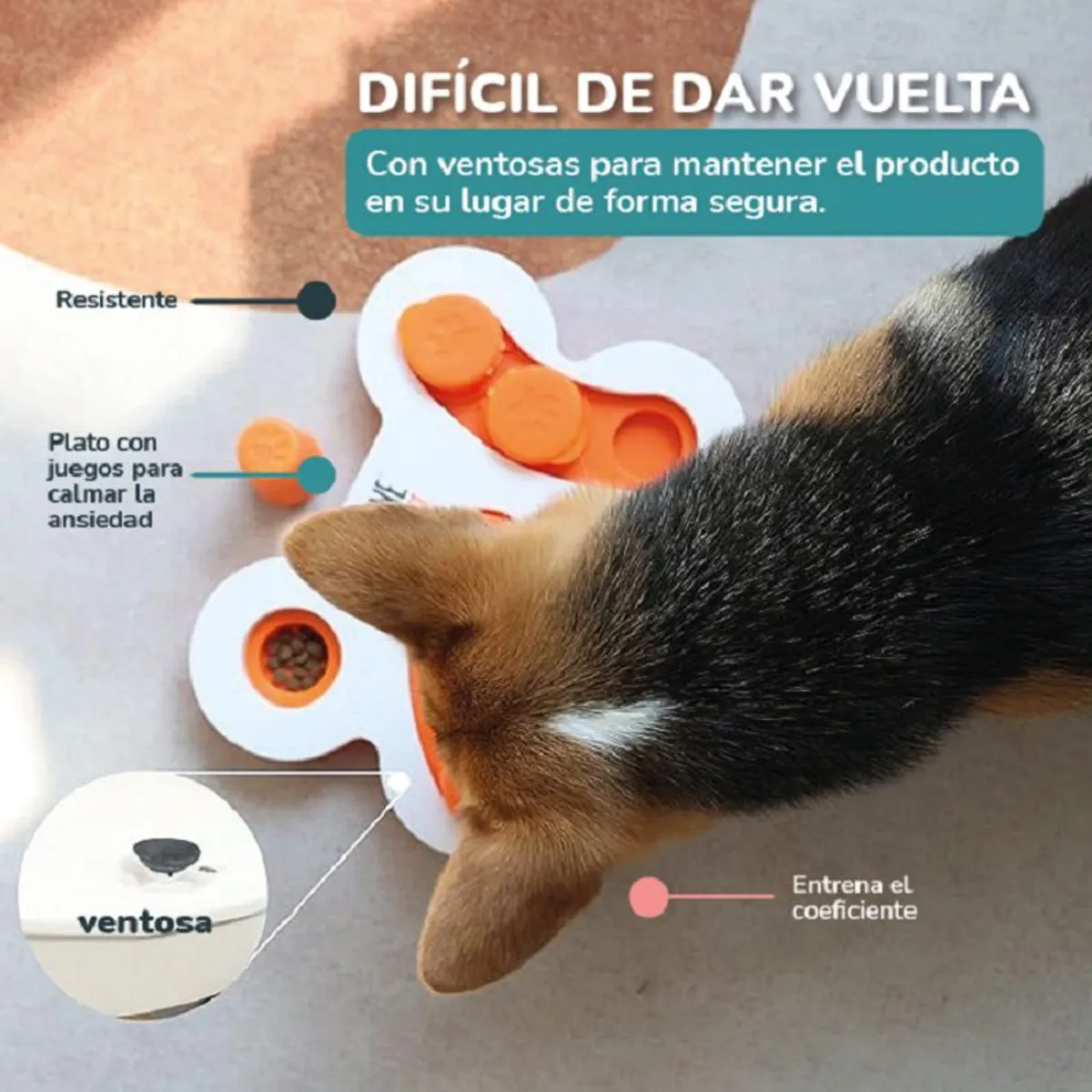 ALL FOR PAWS - Juguete para perros inteligente Voltea y desliza