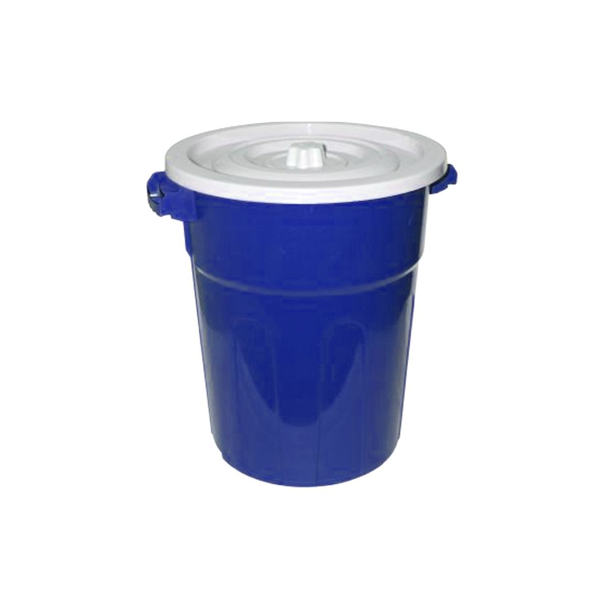 GRETAIL - Tacho De Basura Con Tapa De 40 Litros Azul