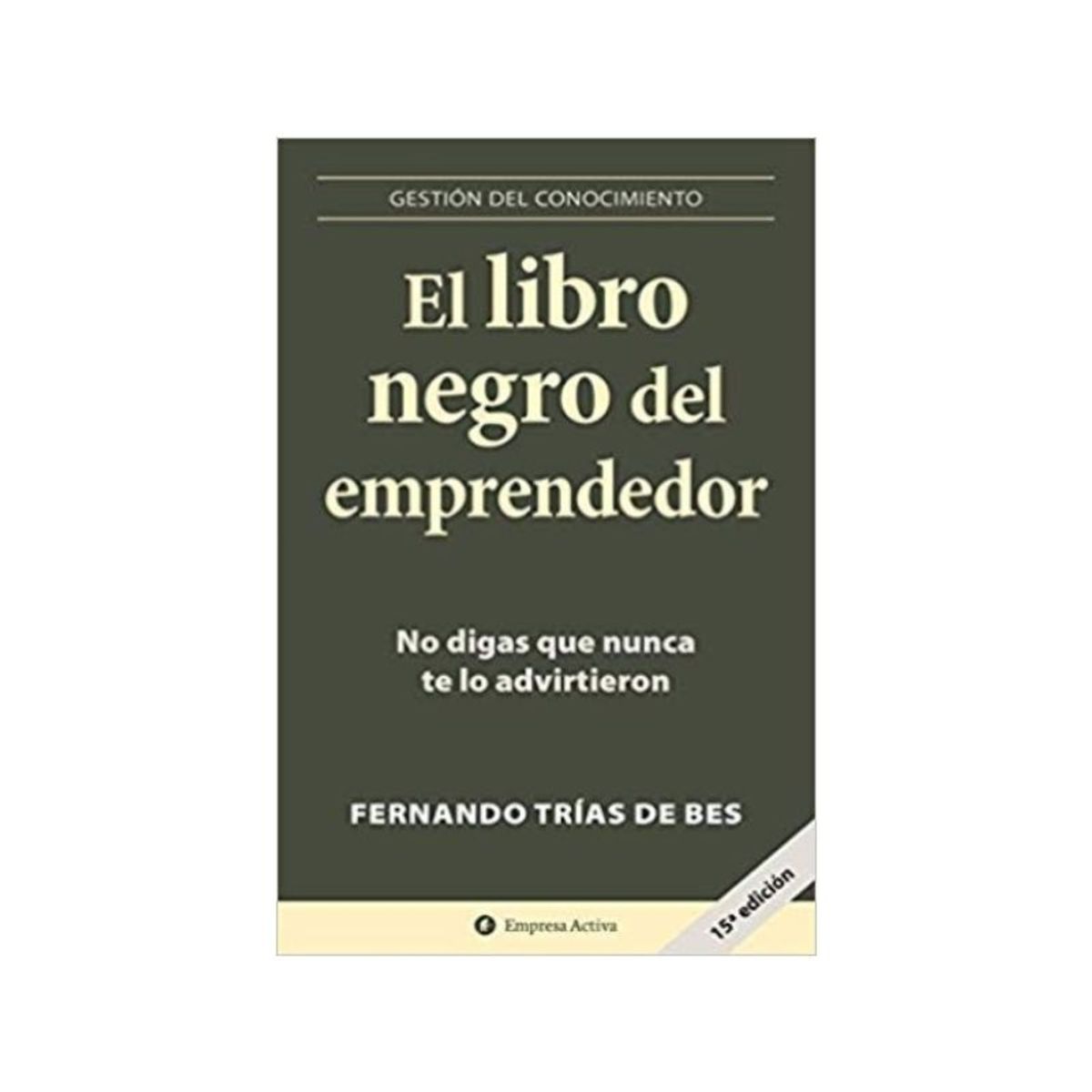 IBERO - EL LIBRO NEGRO DEL EMPRENDEDOR