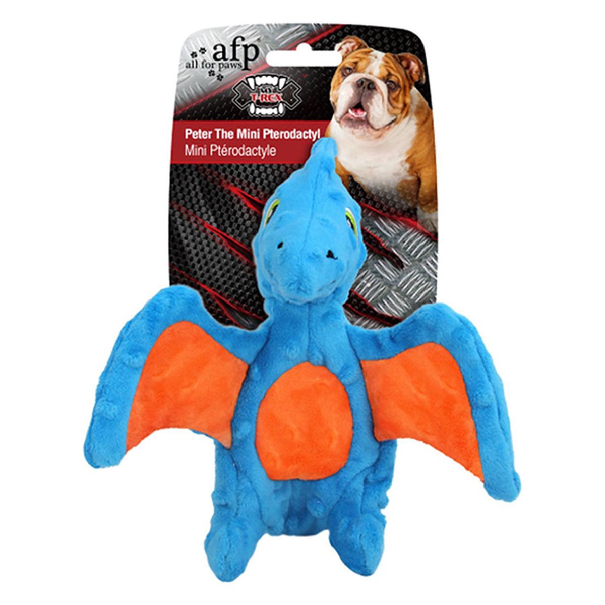 ALL FOR PAWS - Peluche para perros -  Dinosaurio T-Rex Mini