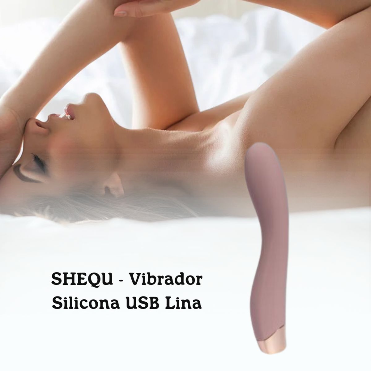 GENERICO - SHEQU - Vibrador Silicona USB Lina