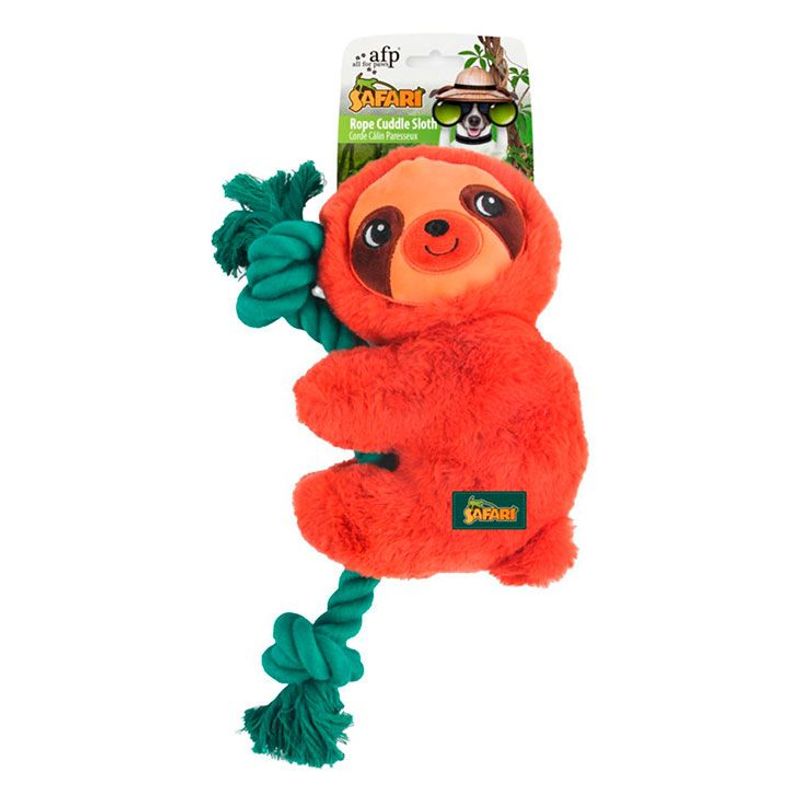 ALL FOR PAWS - Peluche para perros -  Perezoso Acurrucador con cuerda