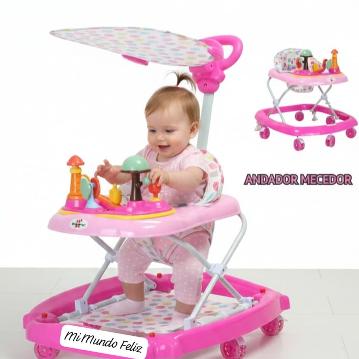 BABY HAPPY - Andador para bebe Arbol plegable tablero musical Ven conmigo