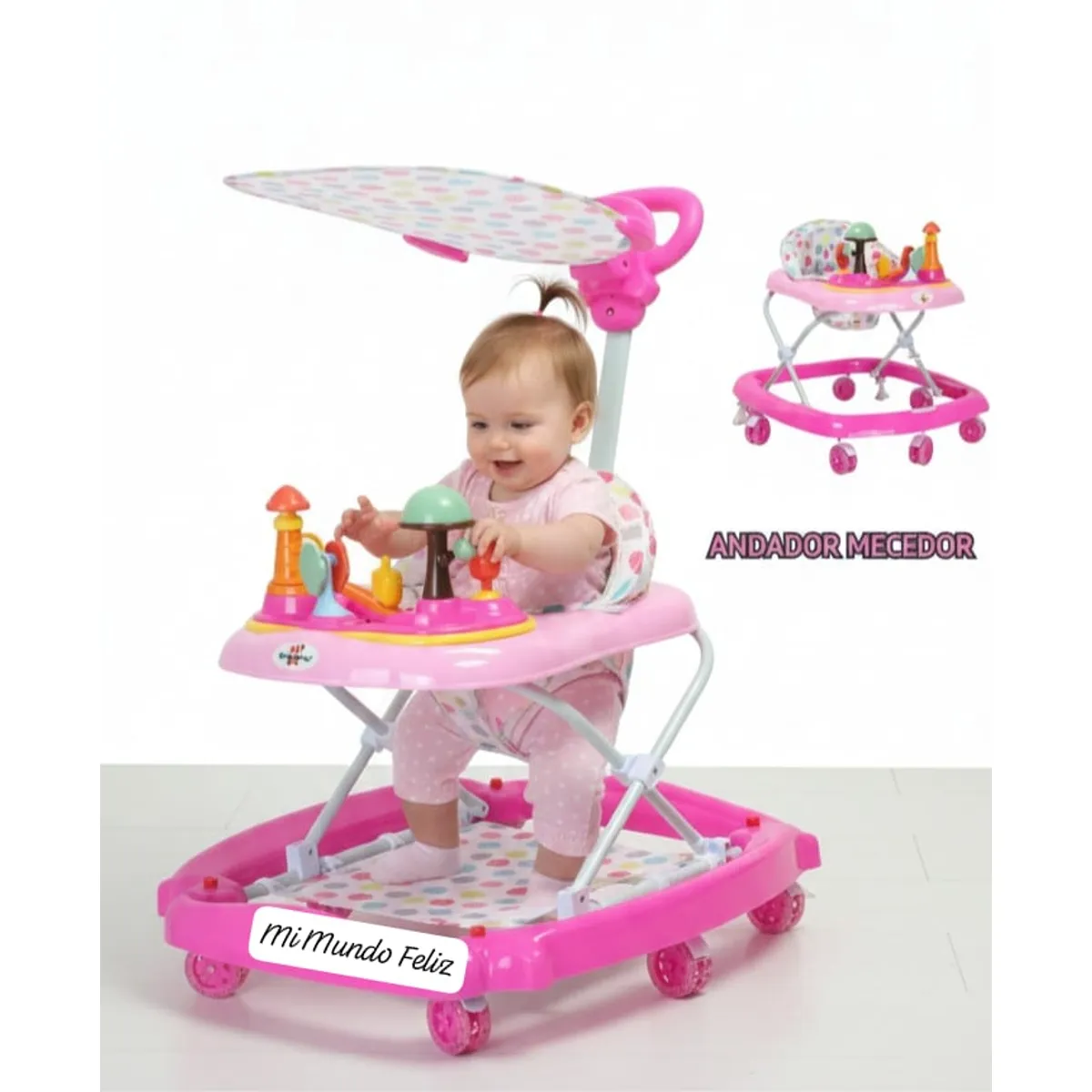 BABY HAPPY - Andador para bebe Arbol plegable tablero musical Ven conmigo