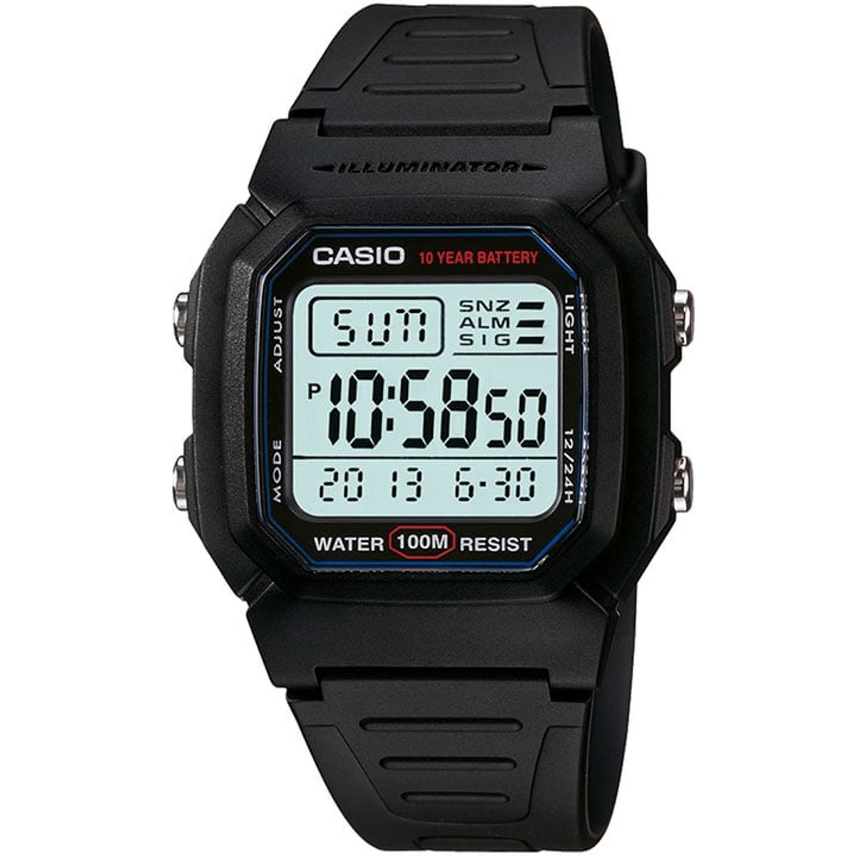 CASIO - Reloj Casio W-800H-1AV Hombre