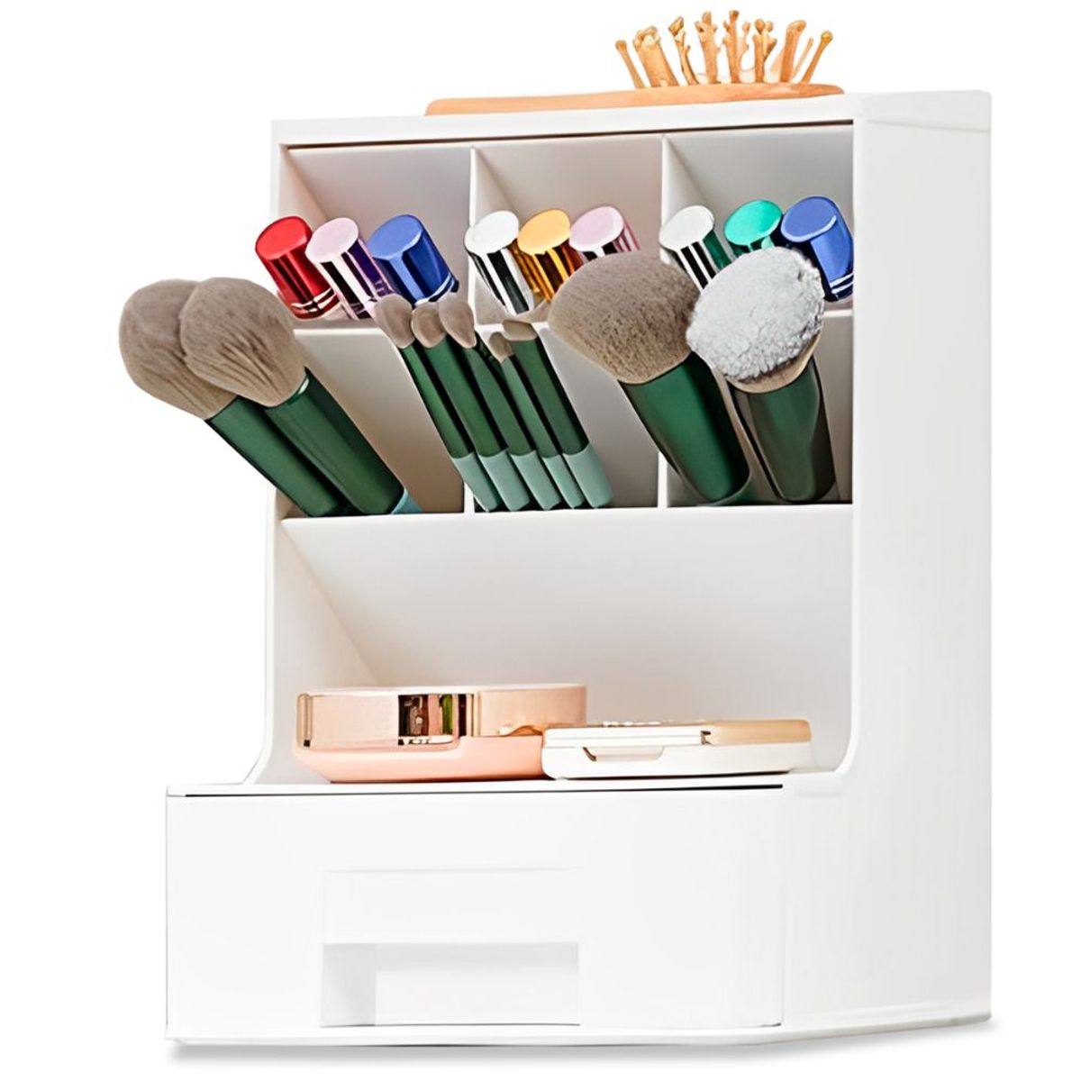 MINARI - Organizador de Maquillaje Cosméticos y Joyas Joyero Estante BL E51