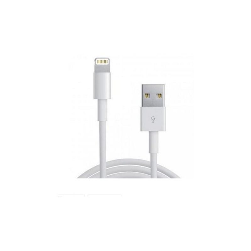 GENERICO - Cable de datos lightning para iphone 5g5s5c66 plus - blanco