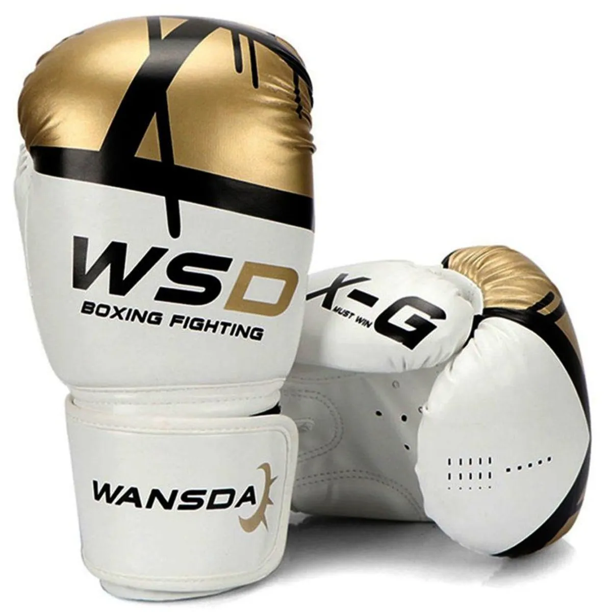 GENERICO - Guantes de box 14 onzas wsd blanco