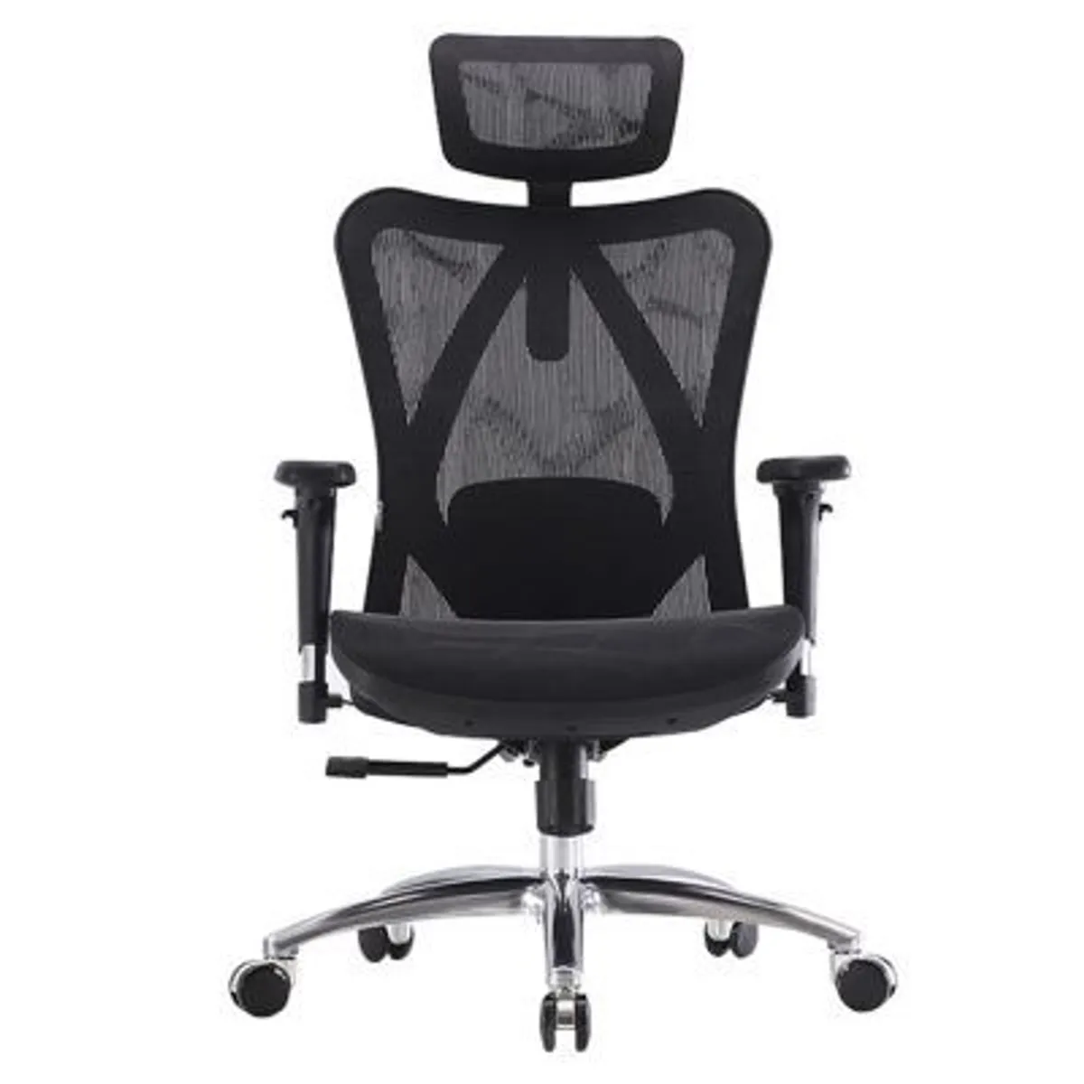DECORPLAS - Silla Giratorio Ergonómico Gerencial Qatar Black
