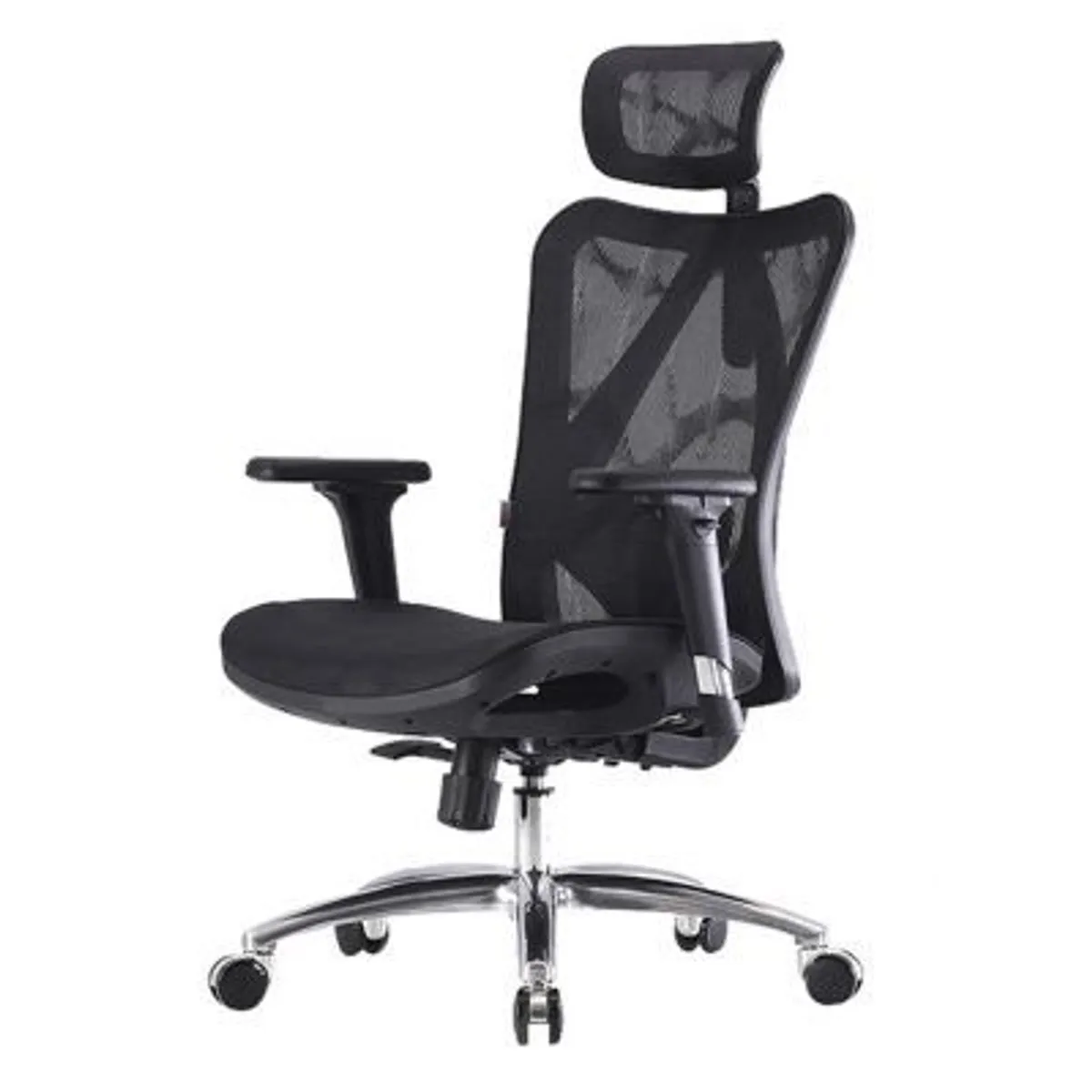 DECORPLAS - Silla Giratorio Ergonómico Gerencial Qatar Black