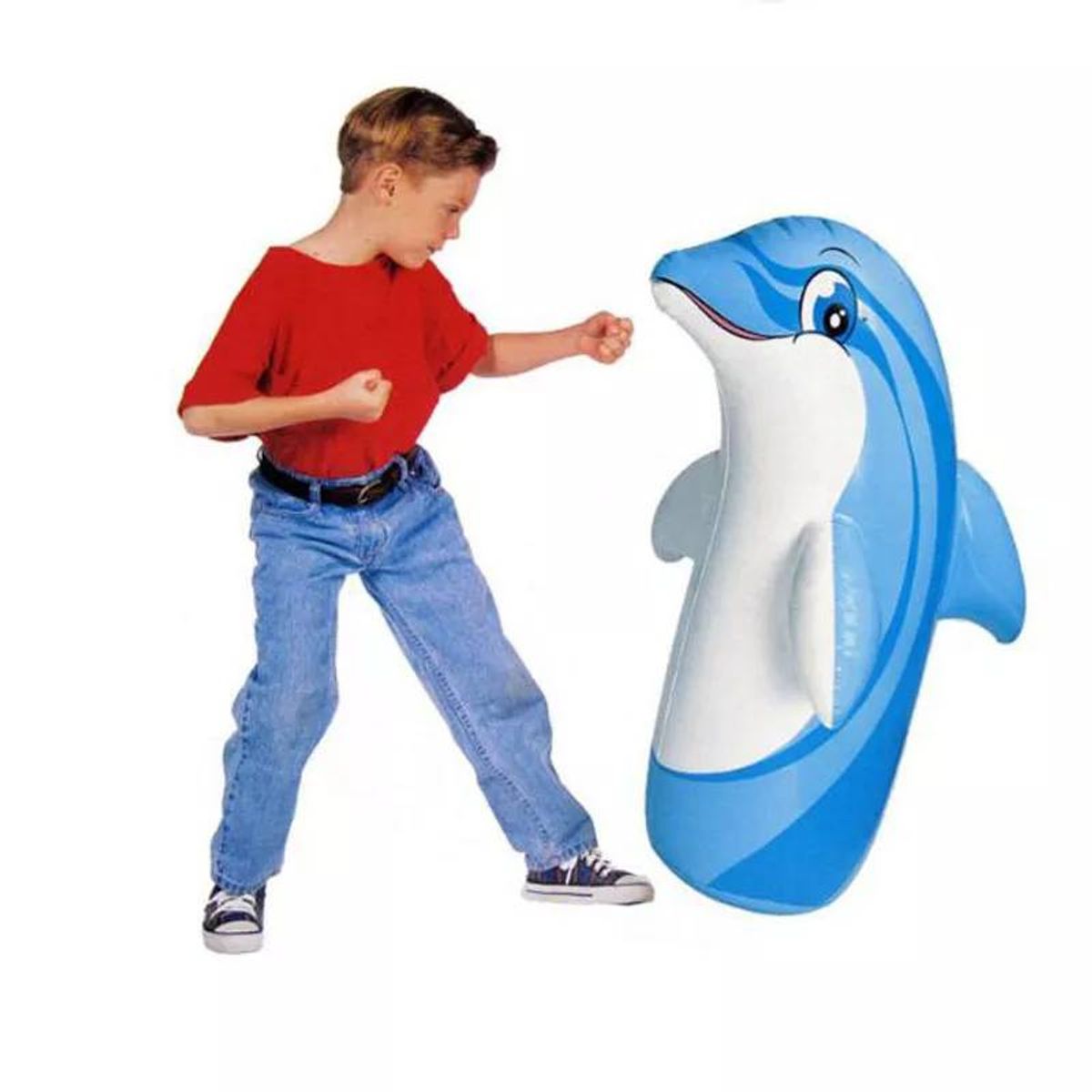 INTEX - Porfiado Muñeco Inflable delfin Intex