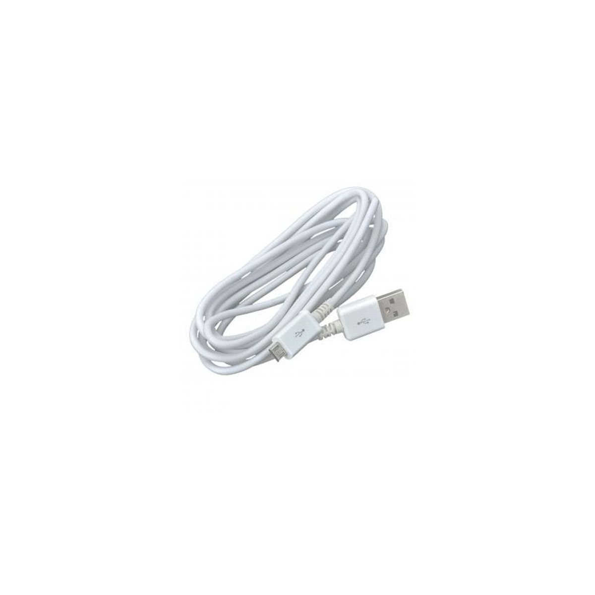 GENERICO - Cable de carga usb para samsung galaxy s4 i9500  s3 - blanco