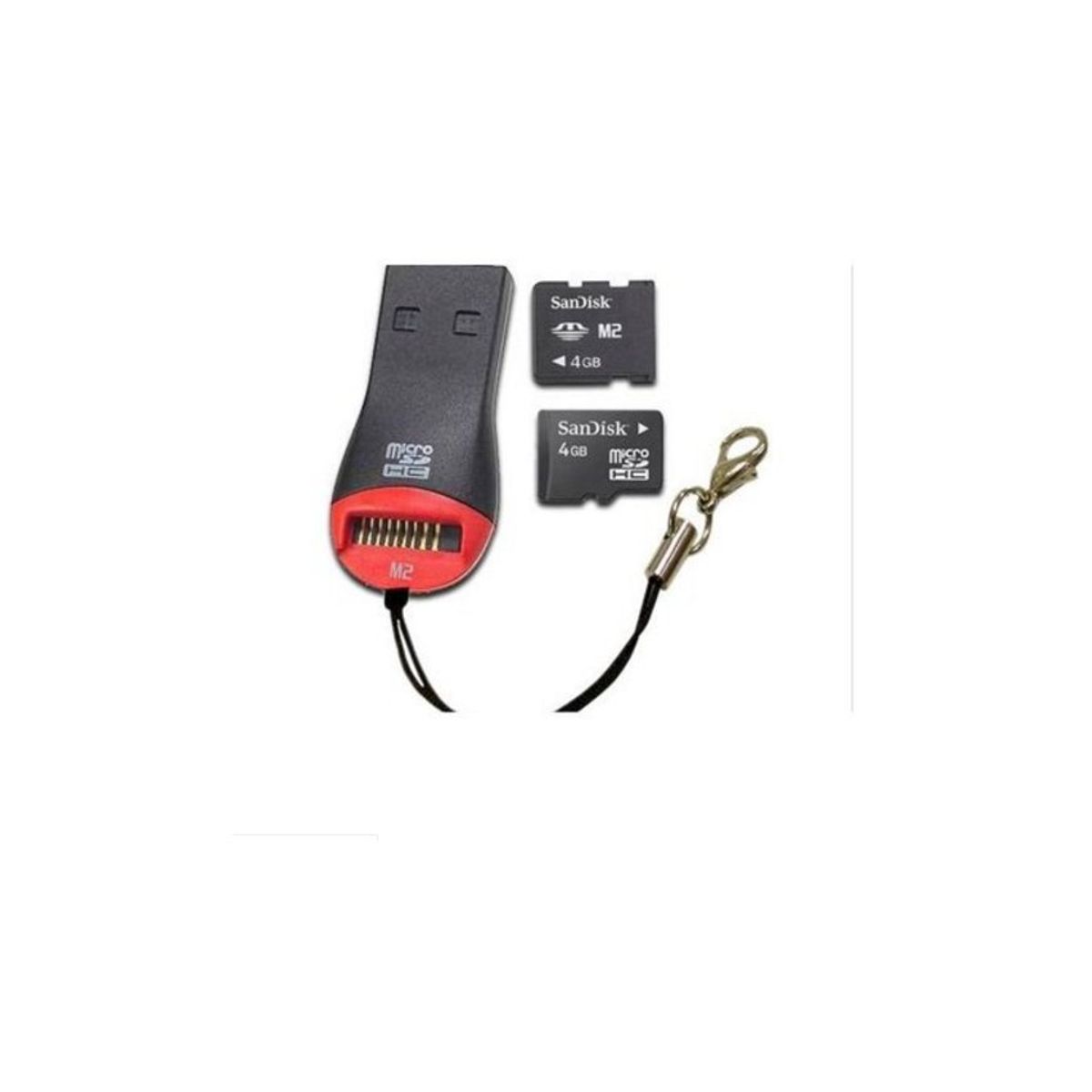 GENERICO - Pack 3 lector adaptador micro sd y m2 a usb