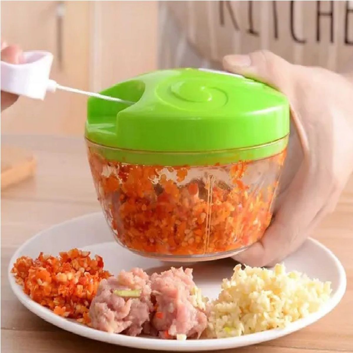 OTTOWARE - Picador Manual de Carne y Verduras