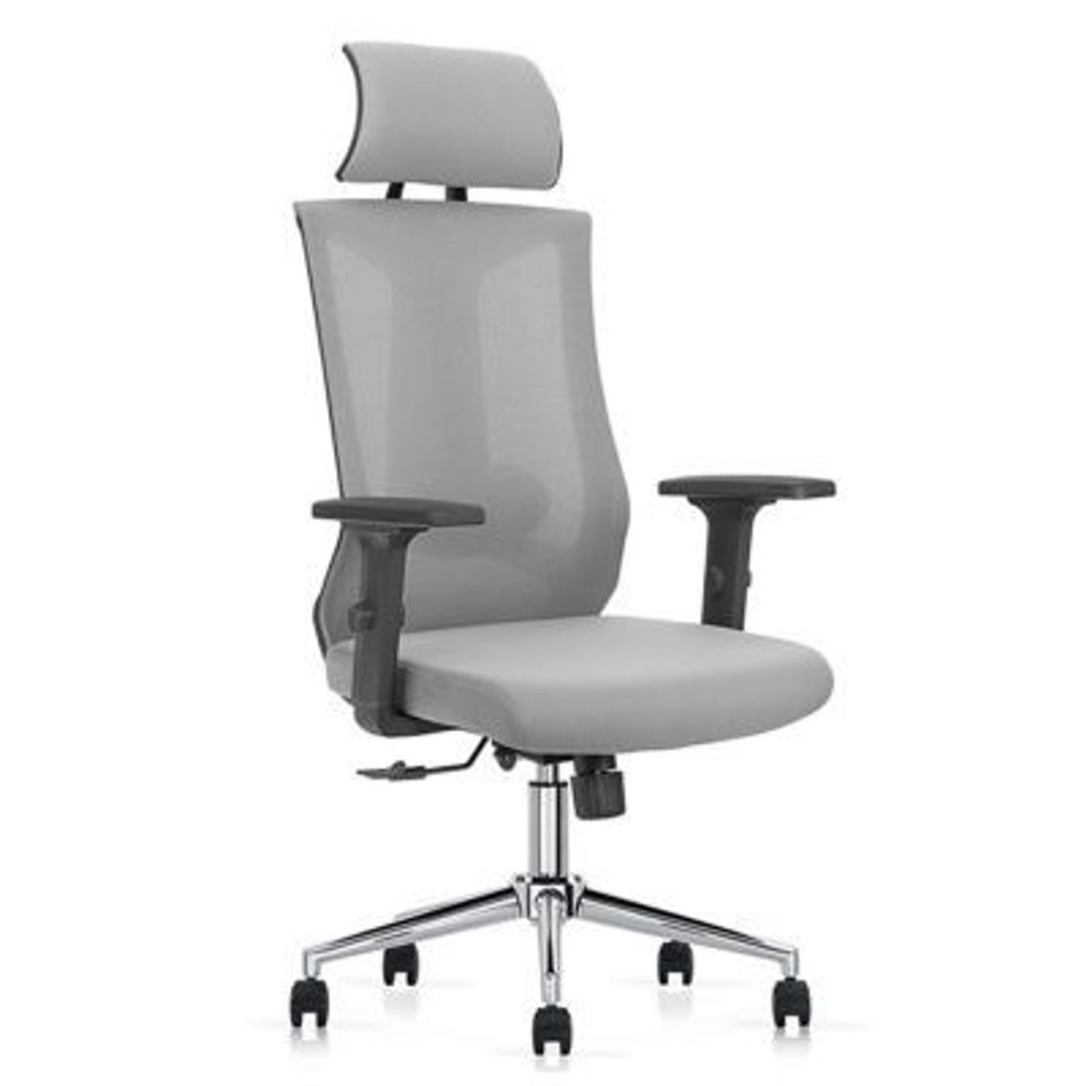 DECORPLAS - Silla Giratoria Ergonomica Dallas Grey _  Decorplas
