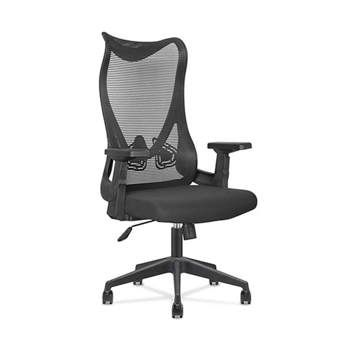 DECORPLAS - Silla Giratoria Ergonomica Madrid Black  Decorplas