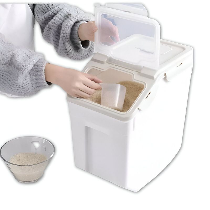 ELMEJORPRECIO - Caja De15 Kg Almacenamiento Contenedor Hermético Multiuso