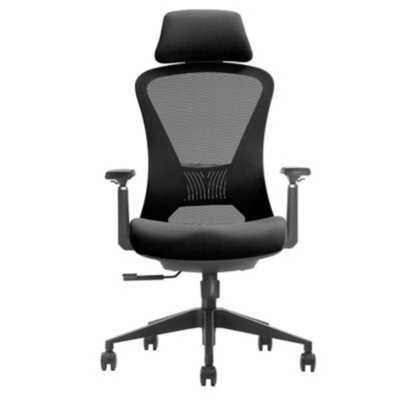 DECORPLAS - Silla Giratoria Ergonomica Texas Black  Decorplas