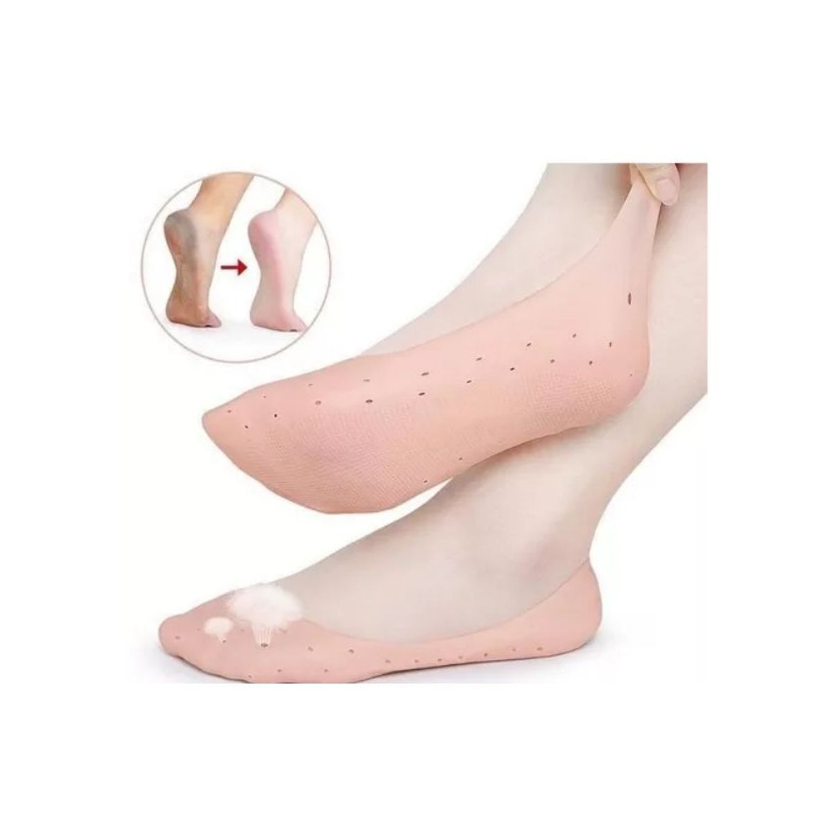 GENERICO - Calcetines de silicona anti-crac k