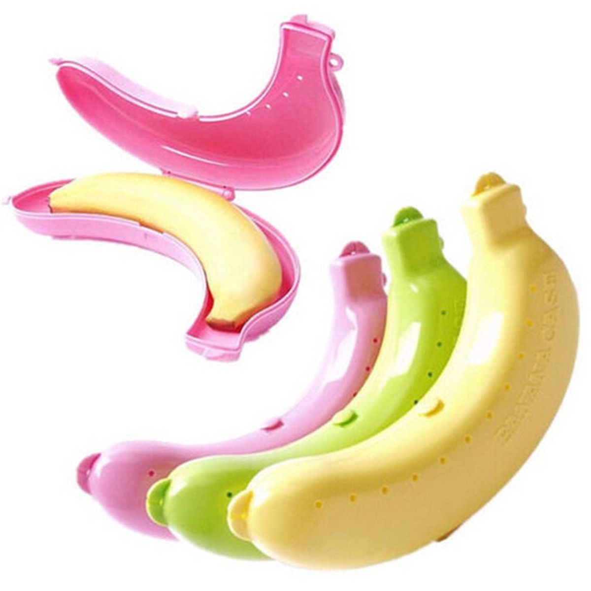 GENERICO - Platano-banana contenedor de banana- multicolor