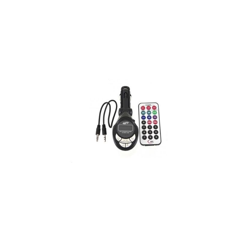 GENERICO - Mp3 transmisor de radio usb sd control para carro - negro