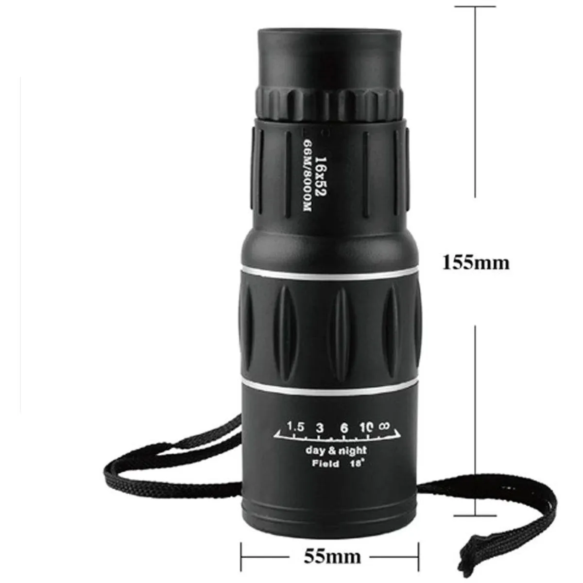 GENERICO - Monocular 16x52 telescopio  larga vista