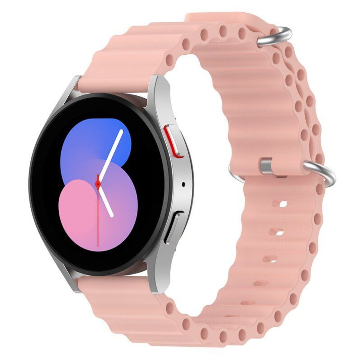GENERICO - Correa Silicona Ocean para SAMSUNG WATCH ACTIVE 1 / 2 - Rosa