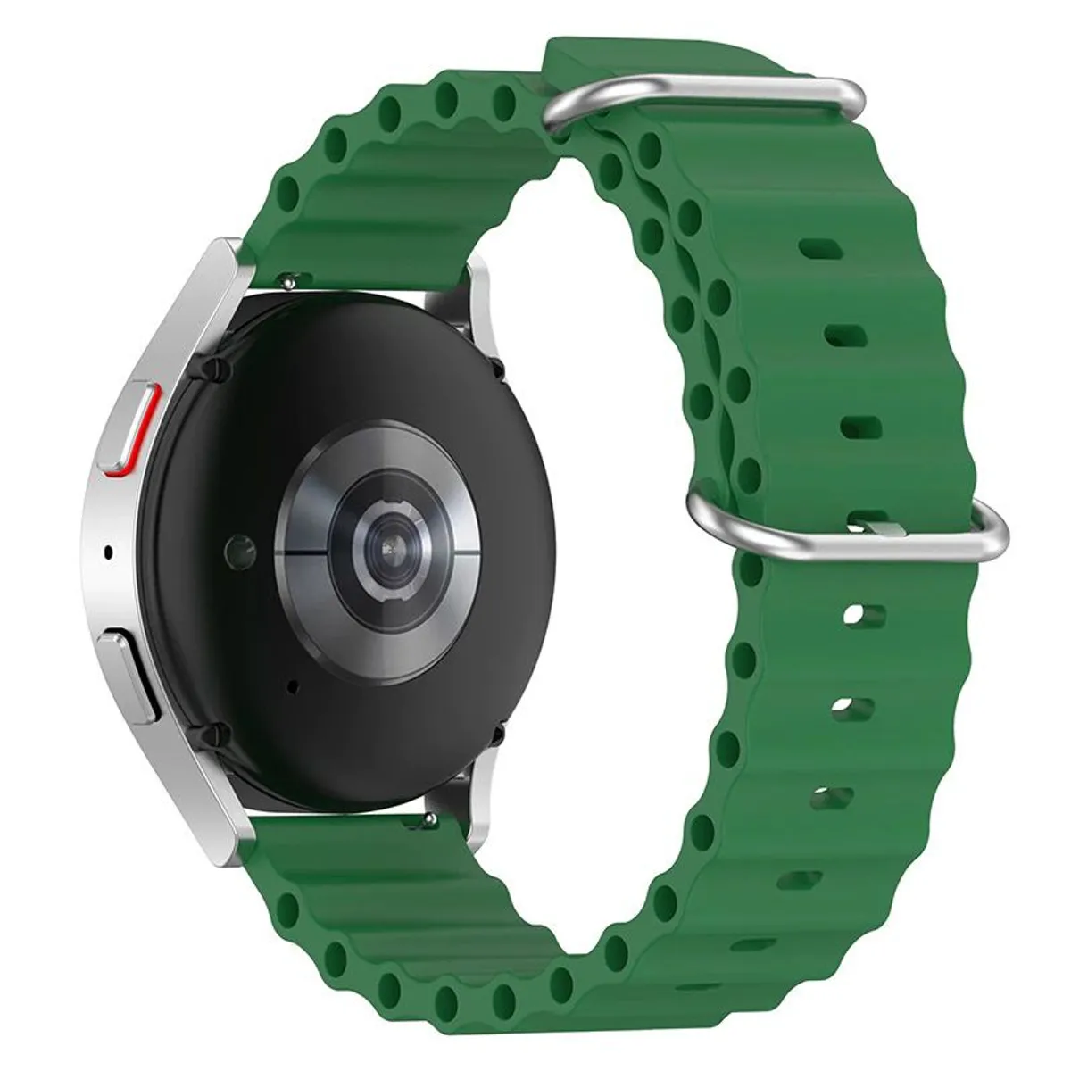 GENERICO - Correa Silicona Ocean para SAMSUNG WATCH 4 / 4 CLASSIC - Verde