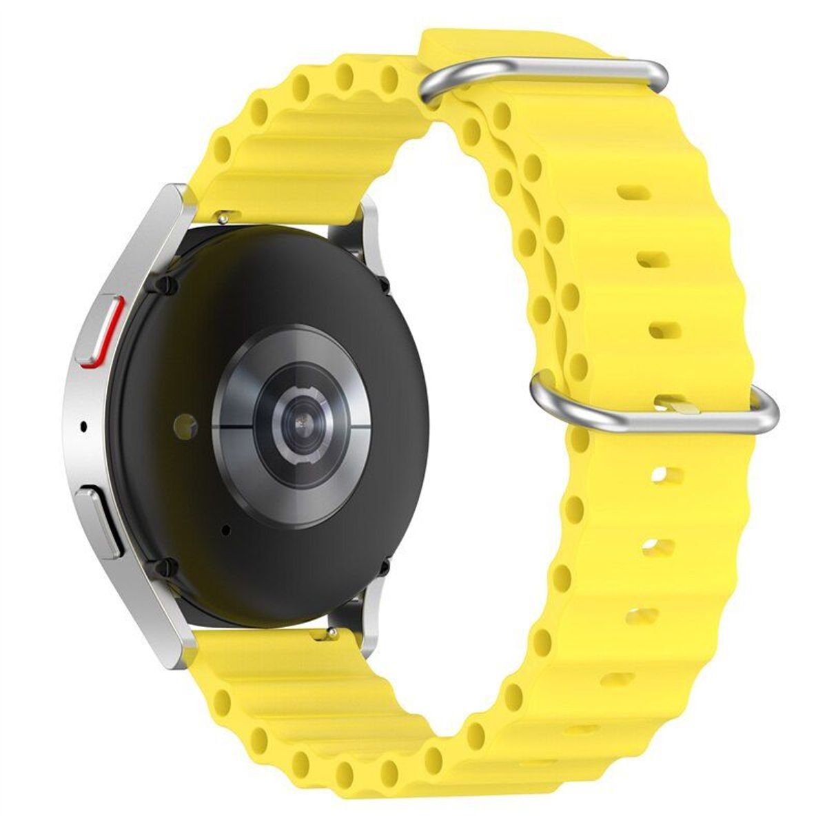 GENERICO - Correa Silicona Ocean para SAMSUNG WATCH 4 / 4 CLASSIC - Amarillo