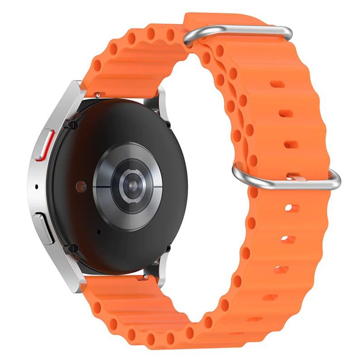 GENERICO - Correa Silicona Ocean para SAMSUNG WATCH 4 / 4 CLASSIC - Naranja