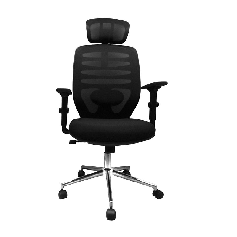 DECORPLAS - Silla Giratoria Ejecutiva Nicole H Colors Black  Decorplas