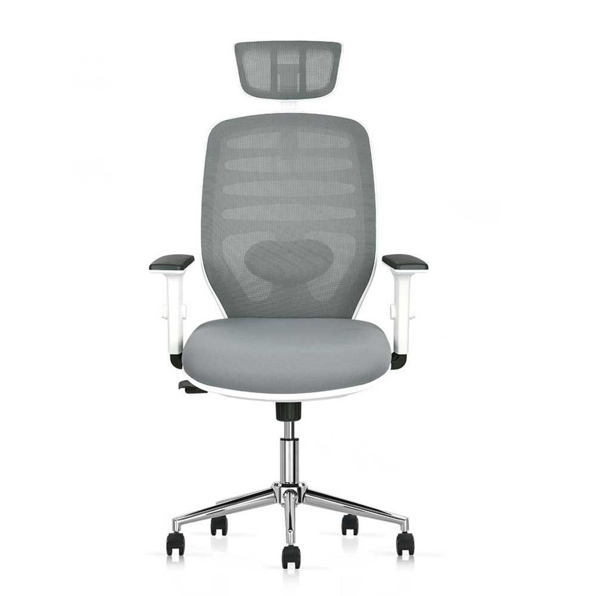 DECORPLAS - Silla Giratoria Ejecutiva Nicole H Color Grey  Decorplas
