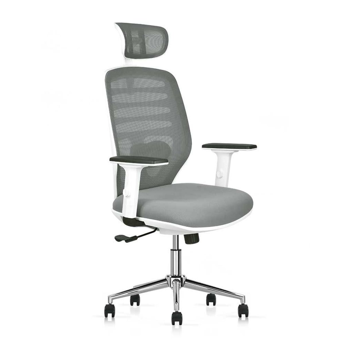 DECORPLAS - Silla Giratoria Ejecutiva Nicole H Color Grey  Decorplas