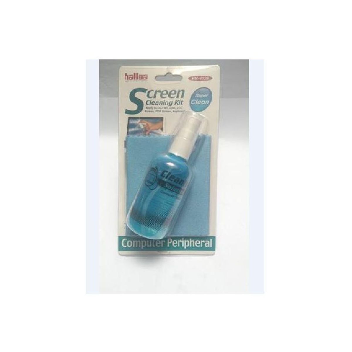 GENERICO - Kit de limpieza para pantallas tv lcd pc laptop cds - celeste