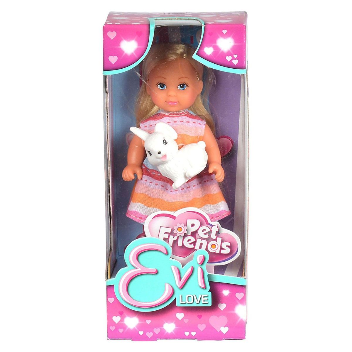 EVI LOVE - Juguete Muñeca Evi LoveAmiga de Mascotas Conejo