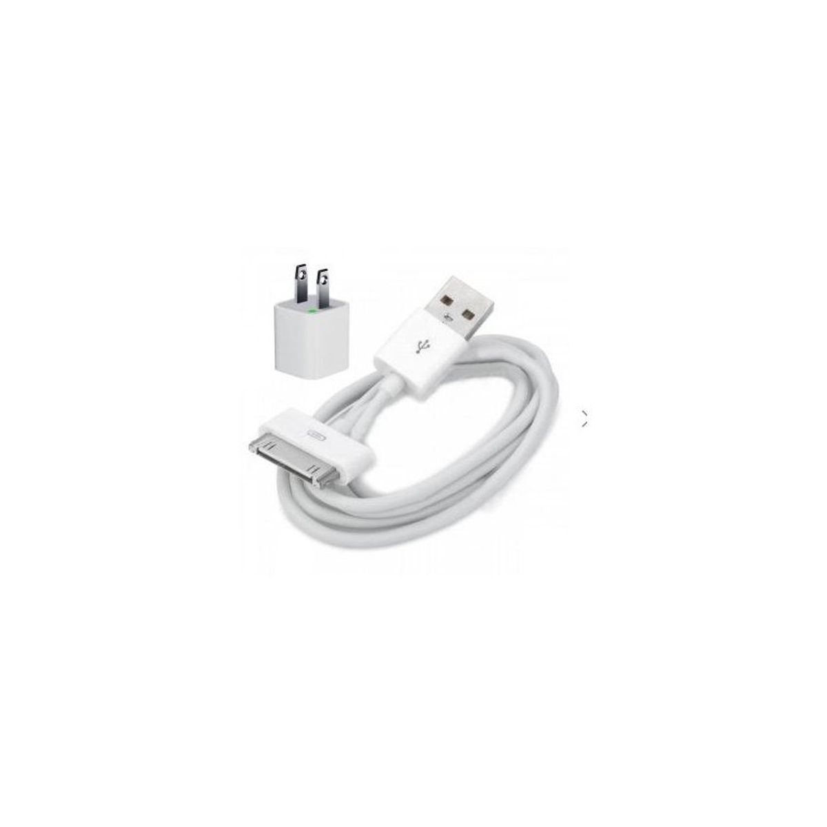 GENERICO - Cable conector usb para iphone 44s  cargador - blanco