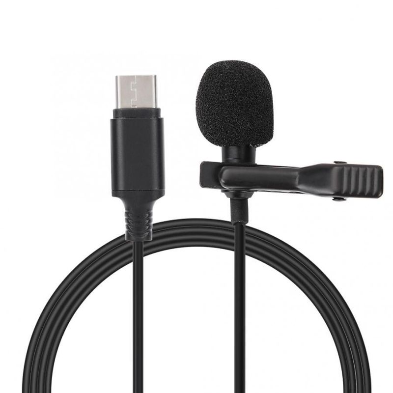 ITELSISTEM - Microfono Solapero Entrevista Perchero Celular Usb tipo C Itelsistem