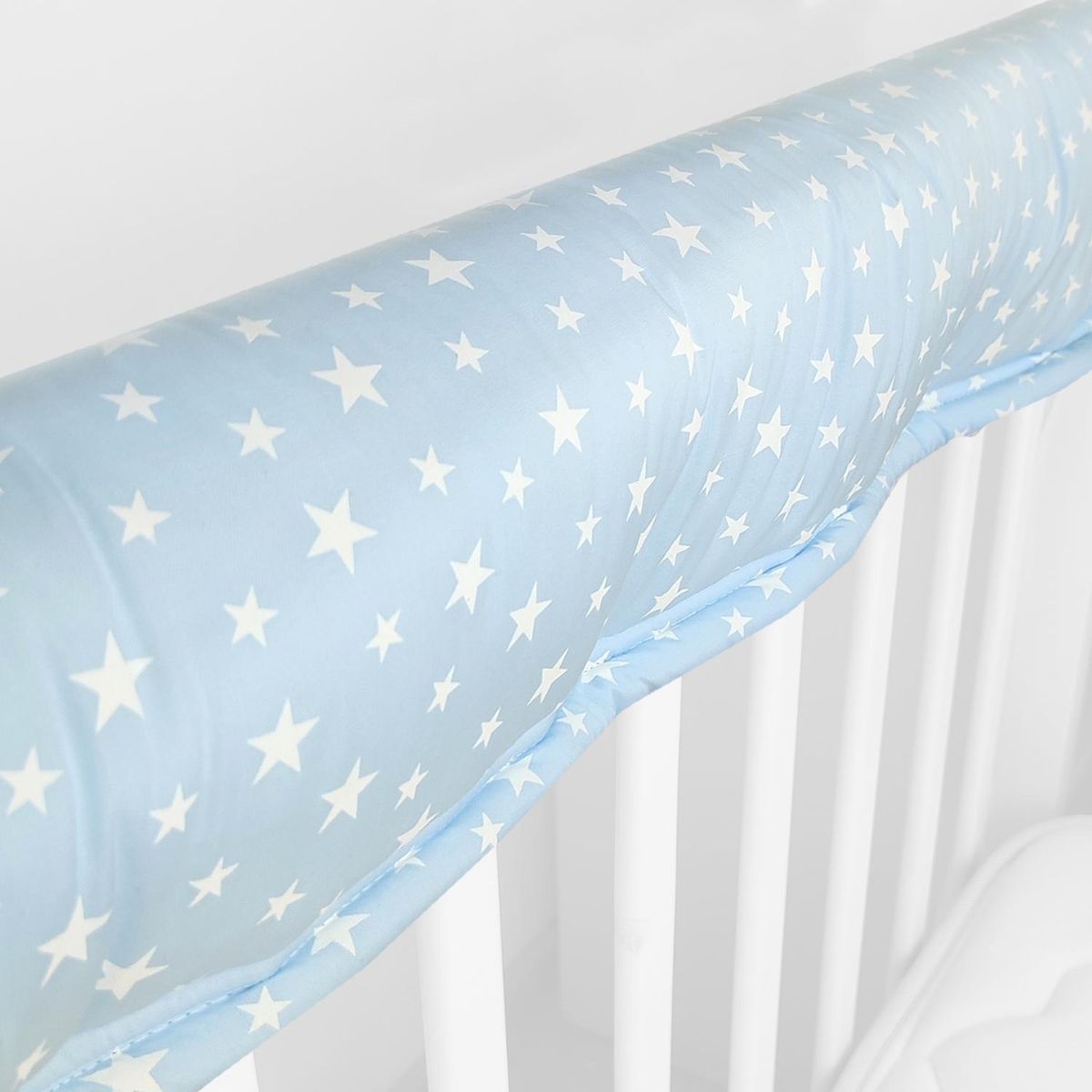 BABY MERINOS - Protector de barandas 130 cm - Clásico - Celeste