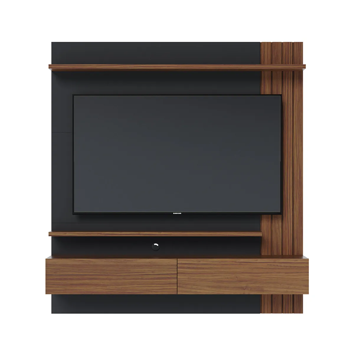 PAZART MUEBLES - CENTRO DE ENTRETENIMIENTO PANEL HONOLULU NEGRO 65