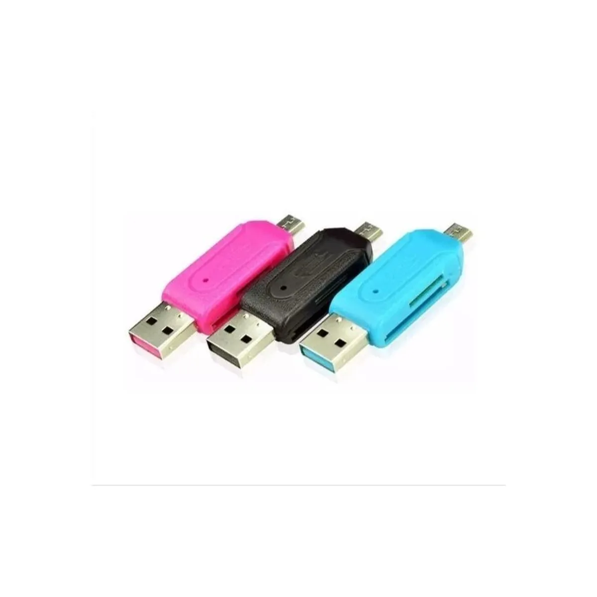 GENERICO - Lector memoria sd android 4en1 adaptador usb otg