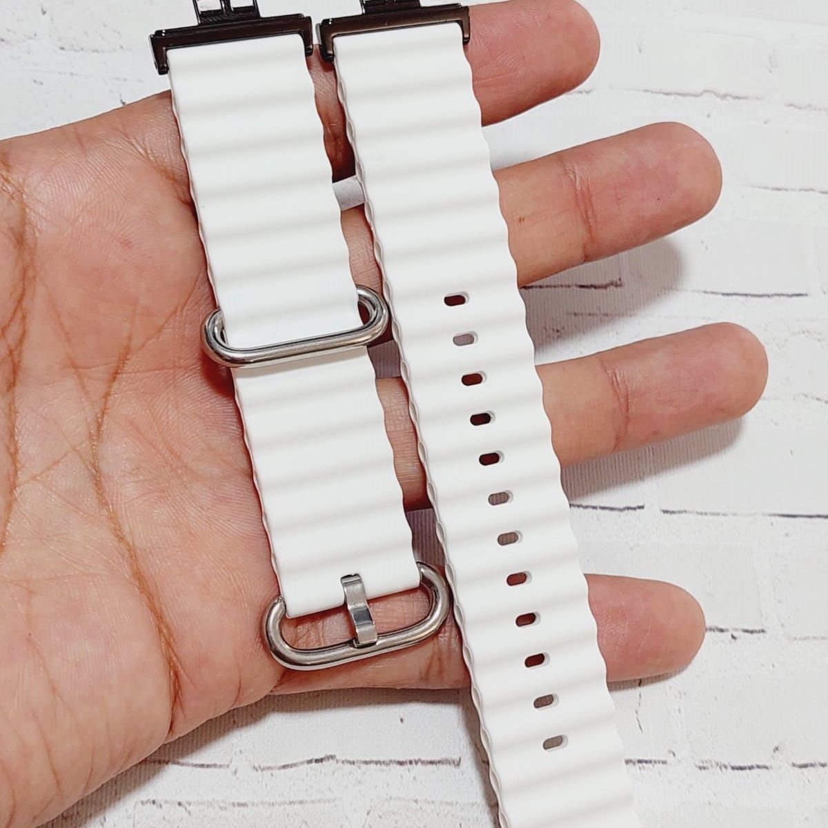 GENERICO - Correa Silicona Ocean para HUAWEI WATCH FIT - Blanco