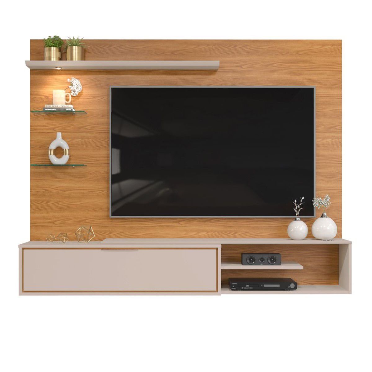 PAZART MUEBLES - CENTRO DE ENTRETENIMIENTO PANEL KIOTO MOCA