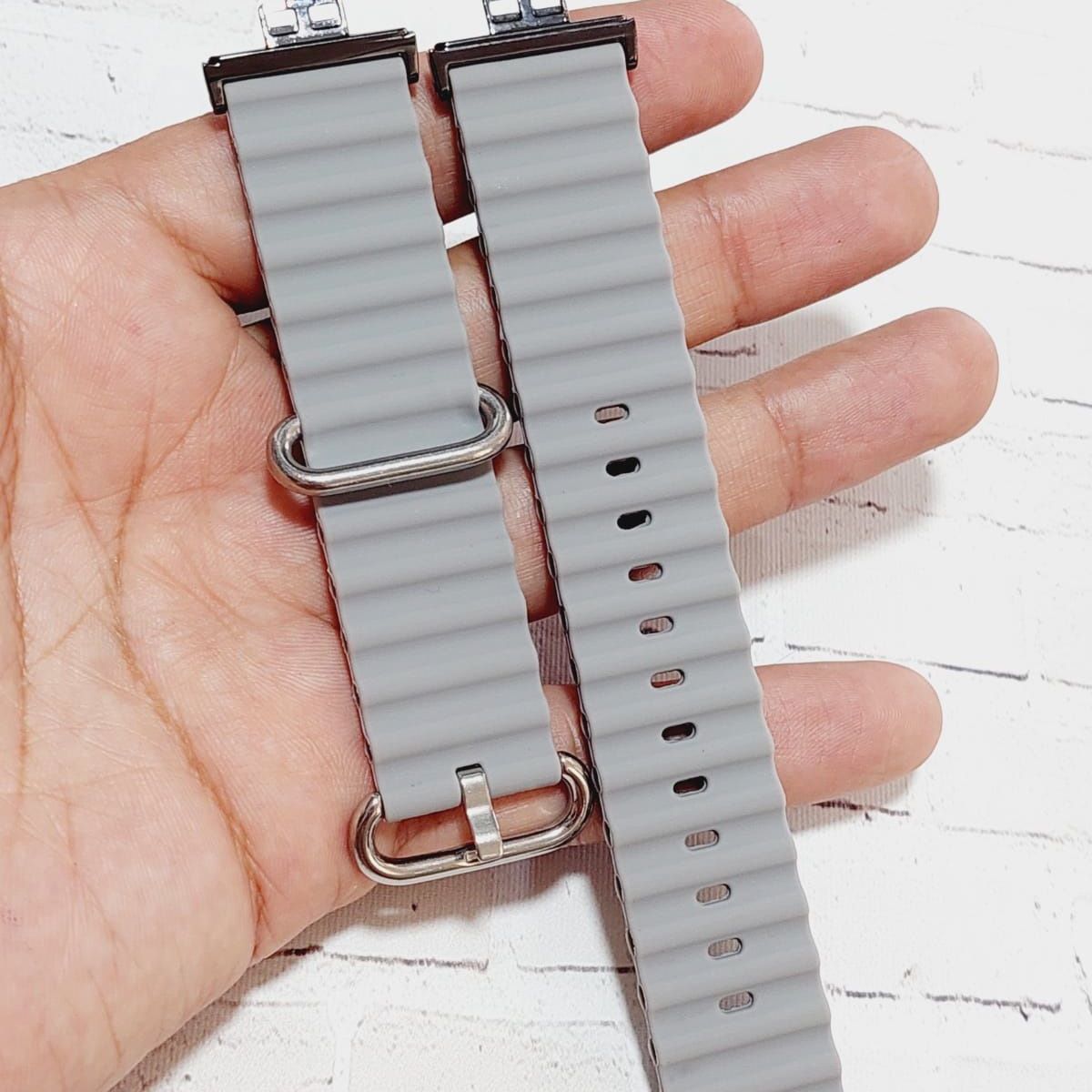 GENERICO - Correa Silicona Ocean para HUAWEI WATCH FIT - Plomo